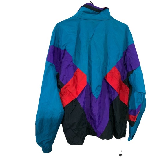 Vintage 90s USA Olympics Unisex L JCPenny ColorBlock Windbreaker Jacket Large - Picture 6 of 6